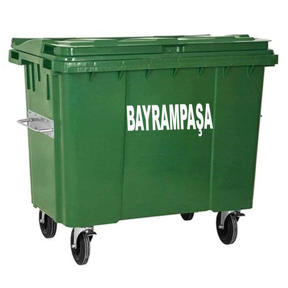 Bayrampaşa 1100 Litre Plastik Çöp Konteyneri