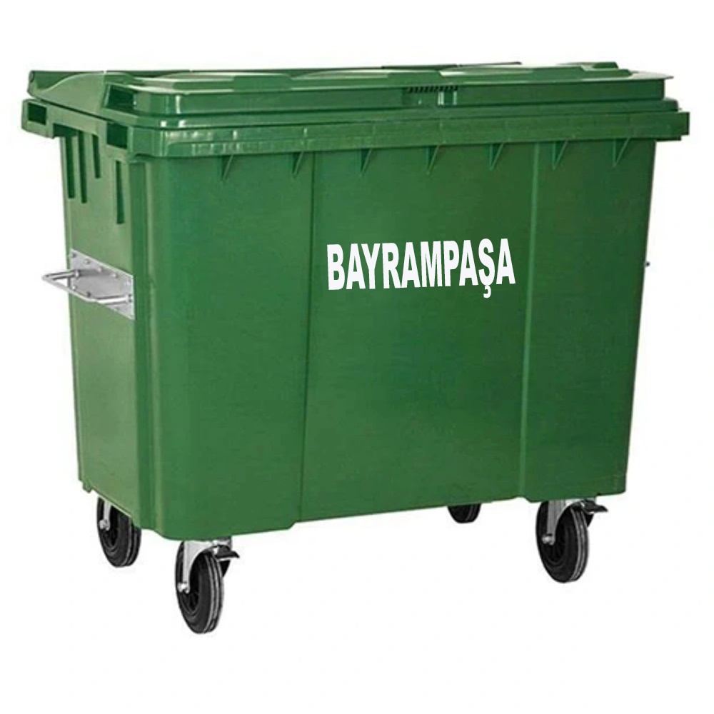 Bayrampaşa 660 Litre Plastik Çöp Konteyneri